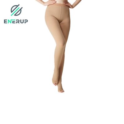 China Enerup Logo 20-30mmhg Women And Men Nurses Athletes Athletes Compression Tights Antibacterial Wholesale Medical Socks for sale