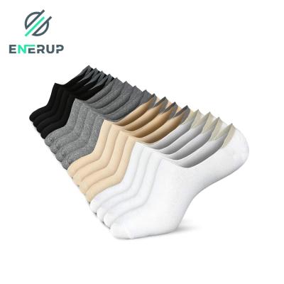 China Custom Made Comfortable Breathable Antibacterial Women and Men QUICK DRY Ion No Show Copper Enerup Socks OEM/ODM for sale