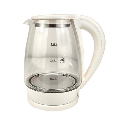 China High Quality 360 Degree Stain Steel Glass Water Portable Kettle Rotating Base Household Appliances for sale