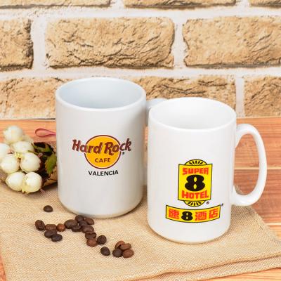 China Viable Mug Maker 11oz Plain Porcelain Plain Sublimation Logo White Custom Empty Ceramic Tea Cup Coffee Mugs for sale