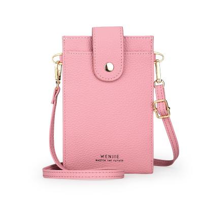 China Fashion Multifunctional Slim Cross - Body Shoulder Bag Color Mini Purse Wallet Thread Mobile Phone Bag for sale