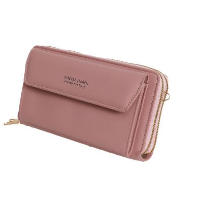 China Wholesale Fashion Women Cross - Body Cell Sling Bag Mini Large Capacity Double Zipper Mobile Phone Bag for sale