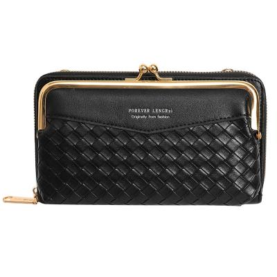 China Miniweave Pattern Women's Small Fashion Wholesale Custom Cell Phone Shoulder Bag Ladies Cross - Body Cell Phone Purse Messenger Bags for sale