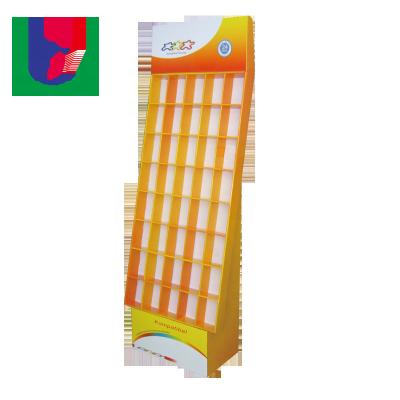 China Custom Plaid Recyclable Material Paper Shelves, Yiwu Manufacturers Design And Manufacture The Paper Display Shelves for sale