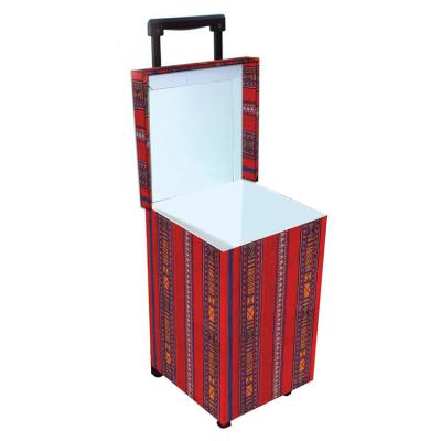 China Manufacturers Custom Paper Trolley Case Recyclable Material Cardboard Trolley High Strength Luggage for sale