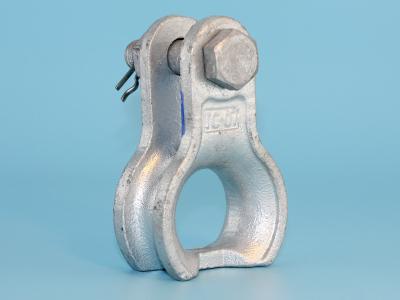 China Poleline Ductile Iron Deadend Thimble Clevis 100KN Ductile iron ASTM A536 Deadend Thimble Clevis for sale