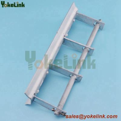 China 2,3,4 Wires Hot dip Galvanized Secondary Rack / spool insulator bracket for sale