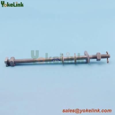 China Hot sale 5/8'' Hot dip galvanized forged steel Upset spool bolt for sale