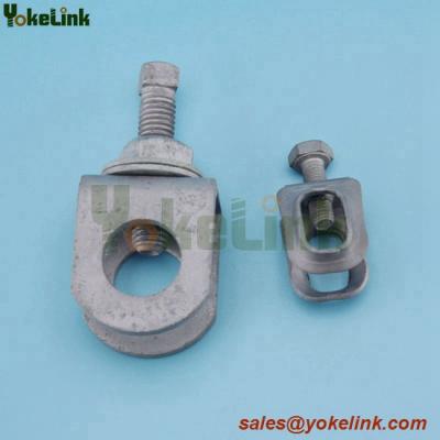 China 5/8'' 3/4'' 1/2'' 8512 galvanized copper Ground rod clamp for Underground System for sale