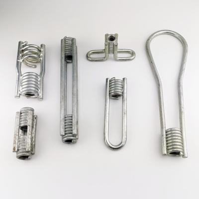 China Galvanize Straight coil loop insert and coil tie for d Construction formwork accessory for sale