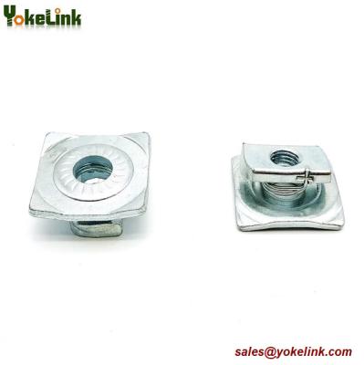 China Zinc Plated Combo Nut Washer M8 Combo Channel Nut Square Washer for sale