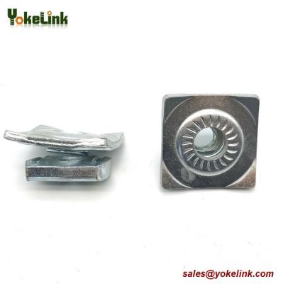 China M8 Combo Nut Washer Zinc Combo Channel Nut with Square Washer for sale