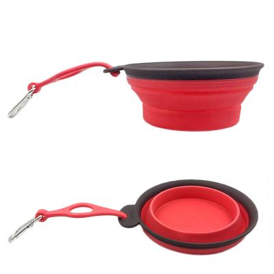 China Travel Sustainable Collapsible Bowl Folding Dog Bowl Travel Bowls for sale