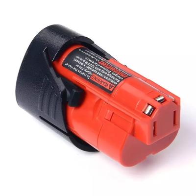 China Milwaukee M12 12V 2.0Ah Rechargeable Lithium Ion Battery 48-11-2411 Power Tool Replacement 48-11-2440 48-11-2402 Cordless Tools for sale