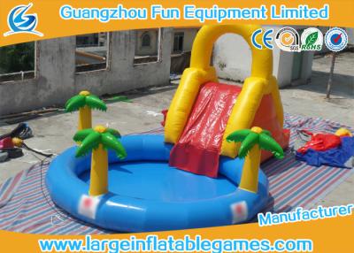 China Diapositiva inflable resistente al fuego de alta resistencia de la diapositiva inflable comercial del niño del bosque con la piscina en venta