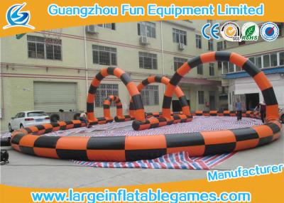 China Pista inflable de la bola de Zorb del campo de fútbol de la lona del PVC, partido de fútbol inflable para los adultos en venta