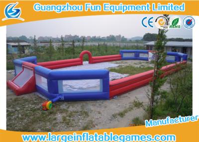 China 3 años de campo de fútbol inflable de la garantía/echada inflable del fútbol para los adultos en venta