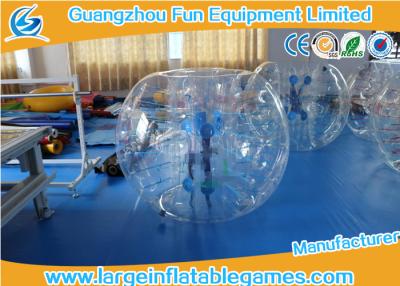 China Tope humano transparente inflable el 1.2m/el 1.5m/el 1.8m del cuerpo del fútbol del golpeador en venta