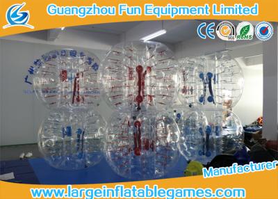 China Fútbol humano de la burbuja de la bola de parachoques inflable clara del cuerpo, fútbol de la burbuja en venta