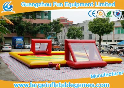 China Fútbol inflable inflable del campo de fútbol de Subbuteo/del área del fútbol para los partidos de fútbol de parachoques de la bola de la burbuja en venta