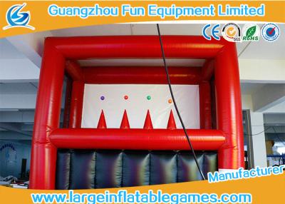 China Juego inflable seguro del tiro al arco del PVC, blanco inflable del tiroteo del tiro al arco de los niños en venta