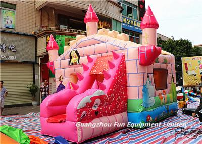 China Princesa inflable divertida comercial Bouncy Castle With Slide para los juguetes de los niños en venta