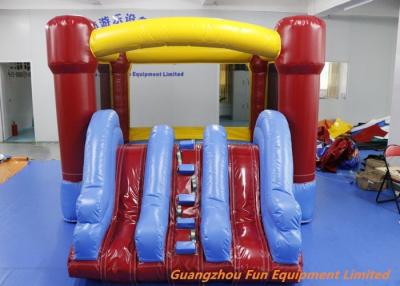 China Castillo animoso inflable para los niños, gorila inflable interior del PVC del trampolín en venta