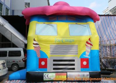 China Ice Cream Truck Inflatable Bouncy Castle Durable And Safety EN14960 ROSH for sale