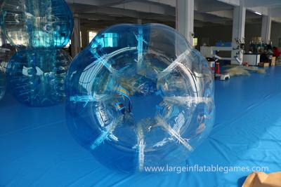 China Bola inflable con el certificado del CE, bola de parachoques inflable de la burbuja del color claro comercial en venta