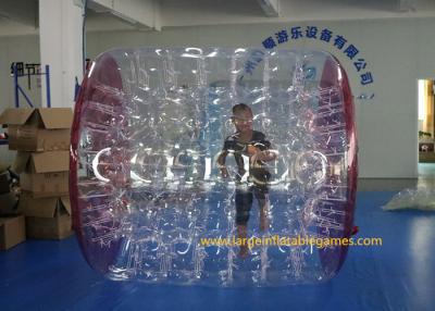 China Bola de balanceo inflable del cuerpo del claro humano del hámster de los niños en el parque 2,4 * 2,2 * el 1.6m de la aguamarina en venta