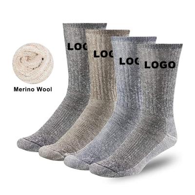 China Antibacterial Mens Merino Wool Boots Heavy Artic Wool Mens Boot Sock for sale