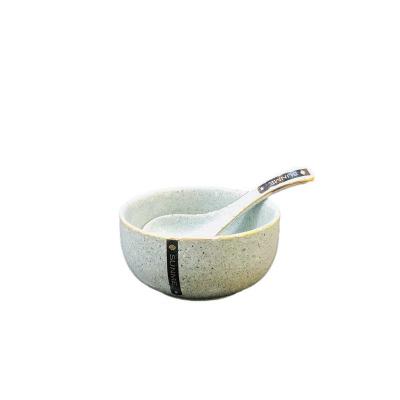 China Factory Wholesale Viable Luxury Marble Design OEM Rim Rice Bowl Salad Bowl Gold Ceramic Bowl Set for sale