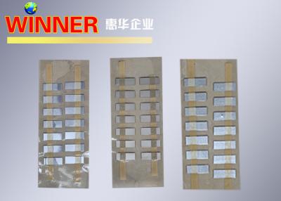 China Las etiquetas de aluminio del níquel para las baterías modificaron el grueso para requisitos particulares bueno rompiendo resistencia en venta