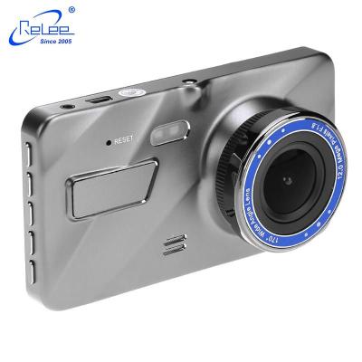 China Motion Detection New 4 Inch FHD 1080P HD Manual Touch Screen 170 Degree Dual Lens Front and Rear Car DVR Camcorder Camera Dash Cam Recorder for sale