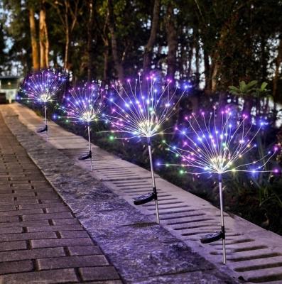 China Outdoor Solar Dandelion String Lights Solar LED String Lights Garden Lawn Landscape Lights Holiday Lights for sale