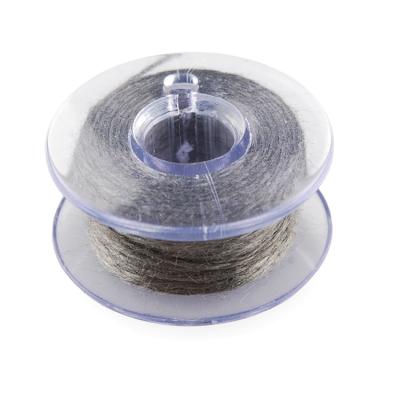 China High Temperature Resistant Metallic Metallized Type Thread Stainless Steel Sewing Thread Metallic Pure S Wire for sale