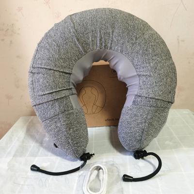 China Wholesale PORTABLE Electric Heated U-shaped Neck Support Massage Infant Headrest Pillow for sale