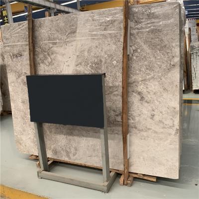 China Wholesale Modern Gray Marble Slabs Tiles For Villa Project Wall And Floor Decoration for sale