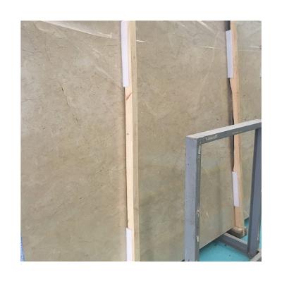 China Modern Elite Beige Marble Polished Marble Tiles, Gold Foil Beige Marble Interior Design for sale