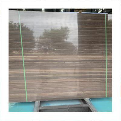 China Modern Polished Wooden Wall Tile Obama Wood Grain Eramosa Marble for sale