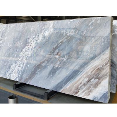 China Modern India Palissandro Blue Marble Stone Blue Marble Slab For Interior Home Wall Flooring Tiles for sale