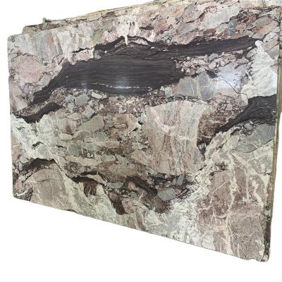 China Modern hot sale good quality pink marble and black slab for for wall and floor kitchen island marble top for sale