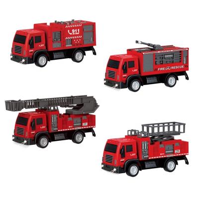 China Custom RC Hobby Model Fire Engine Truck City Rescue Vehicle Rc Toy For Kids for sale