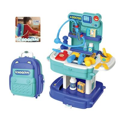 China Pretend Play Doctor Play Toys Most Popular Doctor Toys Set For Doctor Kit Backpack Diy Pretend Play Kids Children for sale