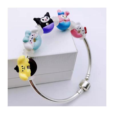 China Wholesale Cute Cute Jewelry Cartoon Picture Beads Charms For Girls 925 Sterling Silver for sale