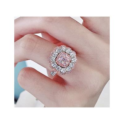 China CLASSIC High Quality 925 Sterling Silver Customized Rings With Zircon Diamond For Women for sale