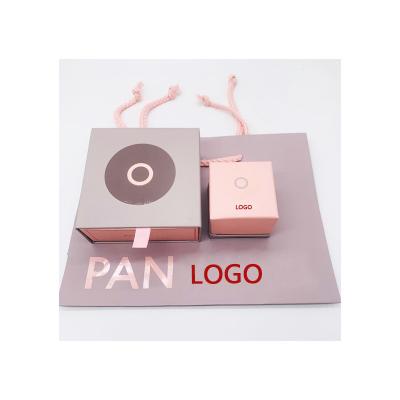 China Wholesale Cardboard Three-pieces Set Jewelry Packaging Ring Bracelet Boxes Customized Logo Package Accessories for sale