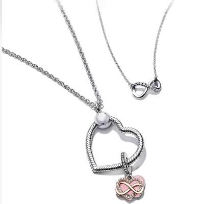 China CLASSIC factory direct sale silver DIY S925 necklace for girls gift for sale