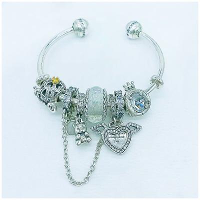 China Wholesale Fashion CLASSIC Jewelry Charm Fit Bracelet 925 Sterling Silver for sale