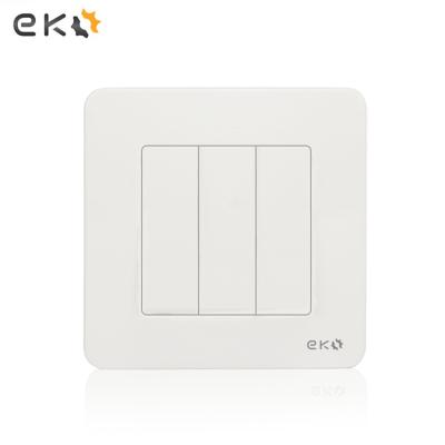 China 2020 Newest European Standard Easy Installation 3 Way Band 2 Way Wall Switch For Home 86 Series for sale